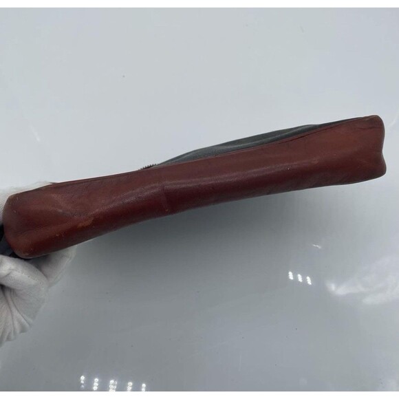 Louis Vuitton Pochette Sport Clutch Hand Bag LV Monogram Leather Brown Vintage - Picture 11 of 11